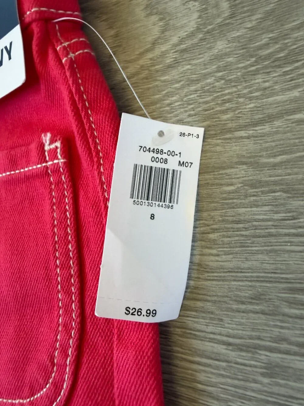 Old Navy Girls Pink High-Rise Shorts Size 8 NWT